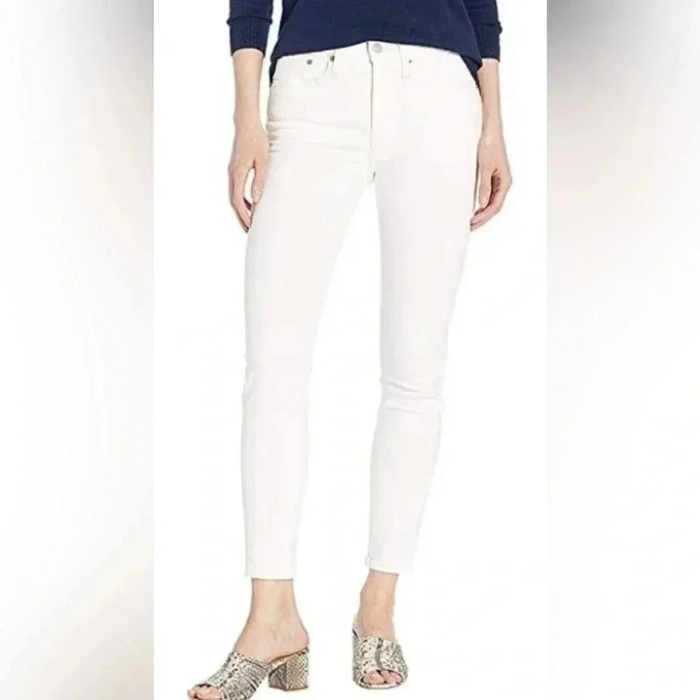 NWT FRYE Veronica Cropped Skinny Stretch Jeans Winter White size 28